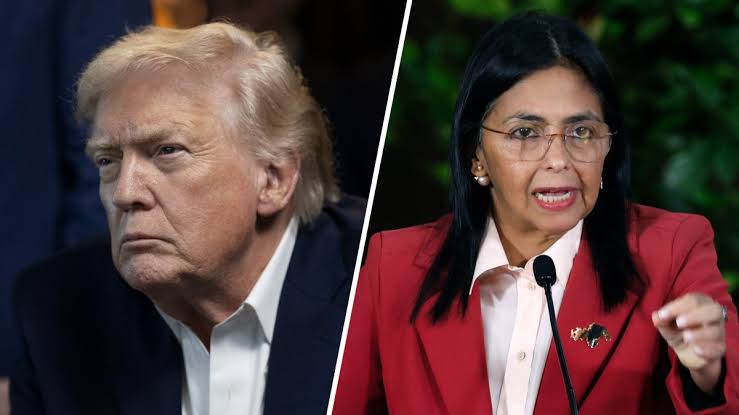 Trump no descarta reunirse con Delcy Rodríguez en la ONU