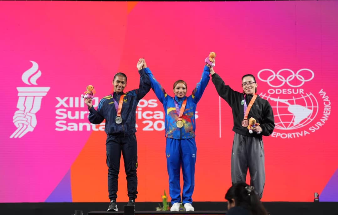 ¡Tres oros! Venezuela brilla en los Juegos Suramericanos