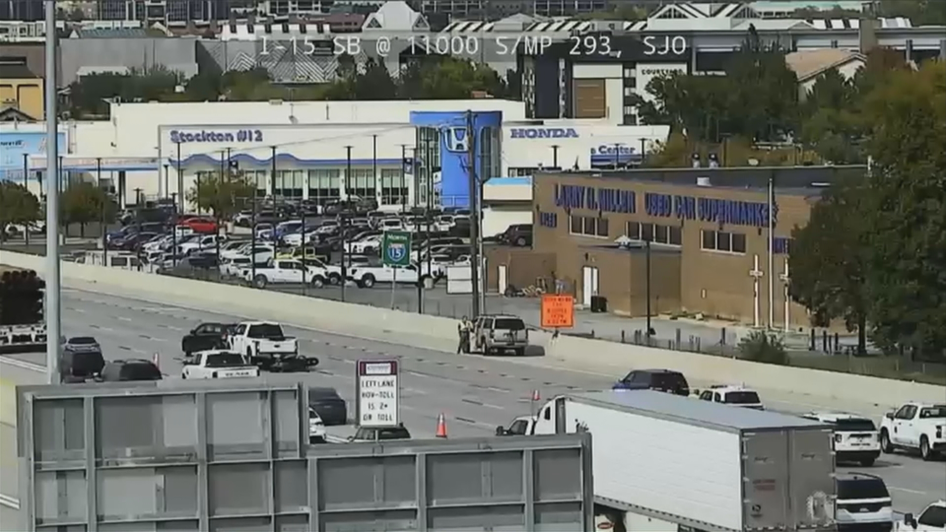 Tragedia en la I-15: muere motociclista en Draper