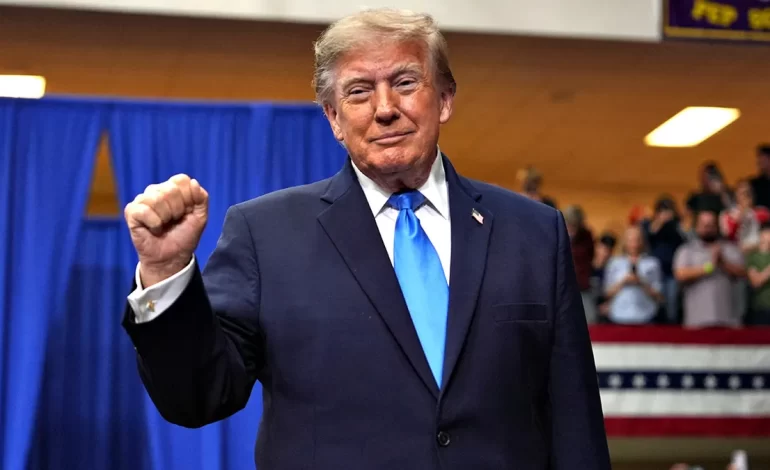 Trump de gira por Ohio: votantes bailan