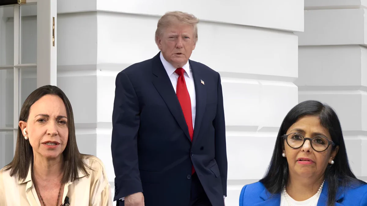Trump habla de unos comicios entre Delcy y María Corina Machado